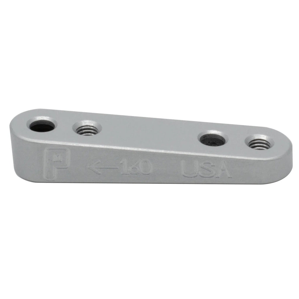 Paul Components Flat Mount Bracket Rear 160mm w/ Bolts Silver