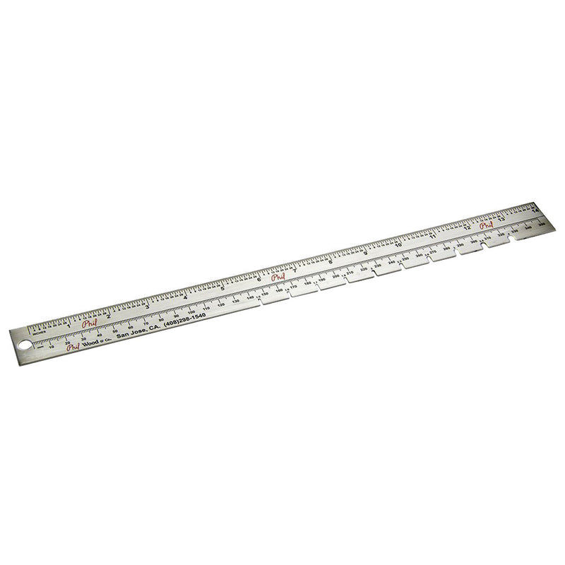 Phil Wood Spoke Gauge and Length Ruler Stainless Steel