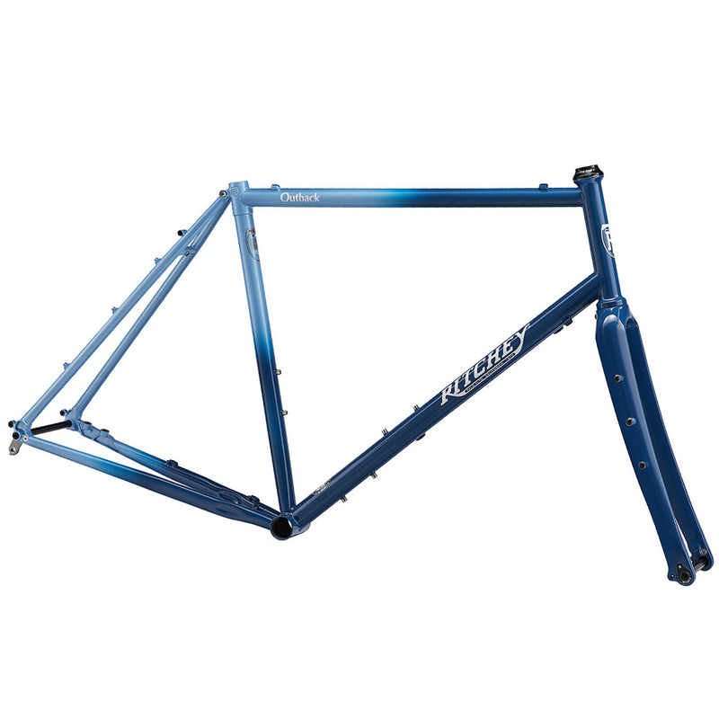 Ritchey Outback 50th Anniversary Frameset - 700c, Steel, Half Moon Blue, Small