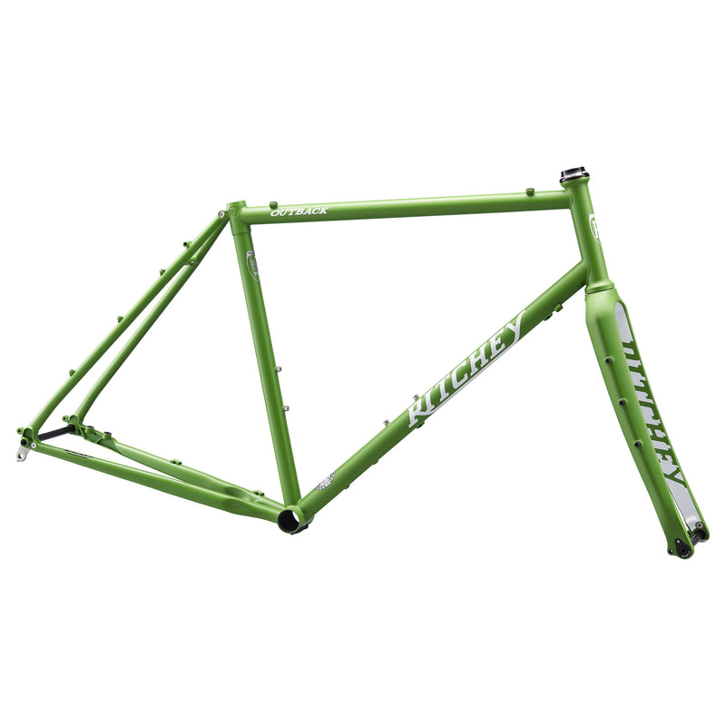 Ritchey Outback Frameset - 700c, Steel, Matte Green, Large