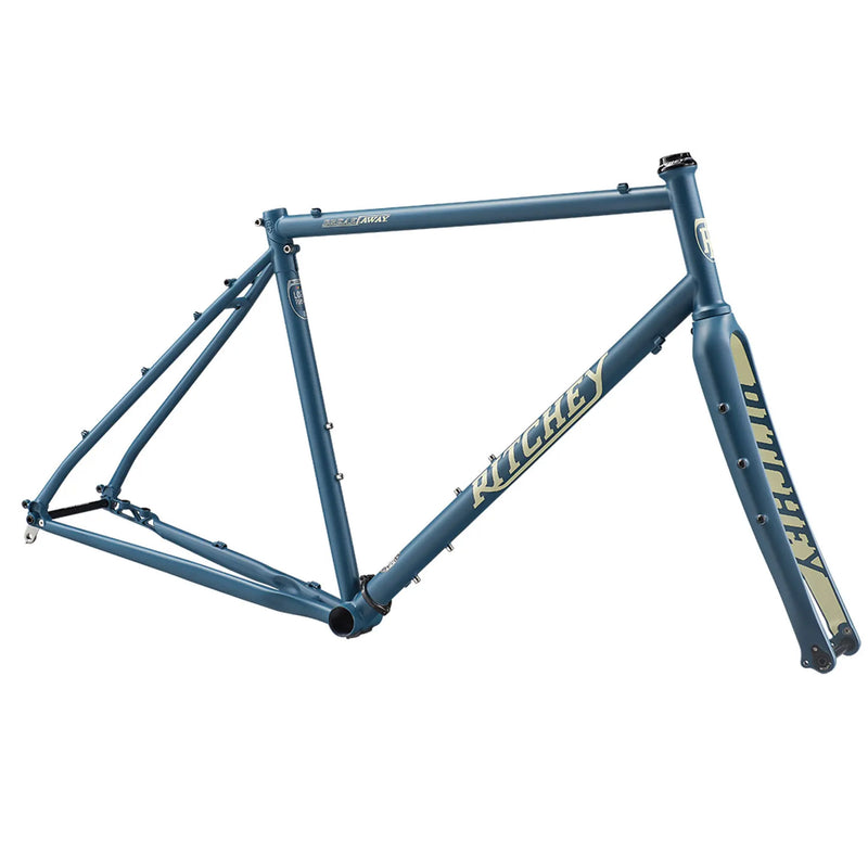 Ritchey Outback Breakaway Frameset - 700c, Steel, Blue, Large