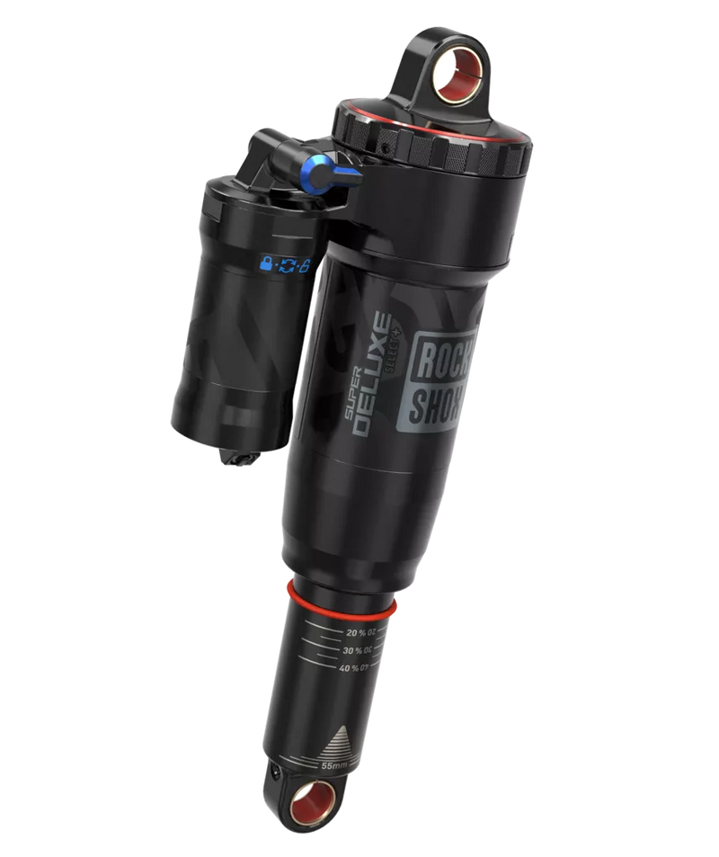 RockShox, Super Deluxe Select+, Rear shock, 230X65, DEBONAIR LINEAR, RT, 2Pos Adj. Standard, Bearing Mount, 0 Tokens, 320lb - Open Box, New