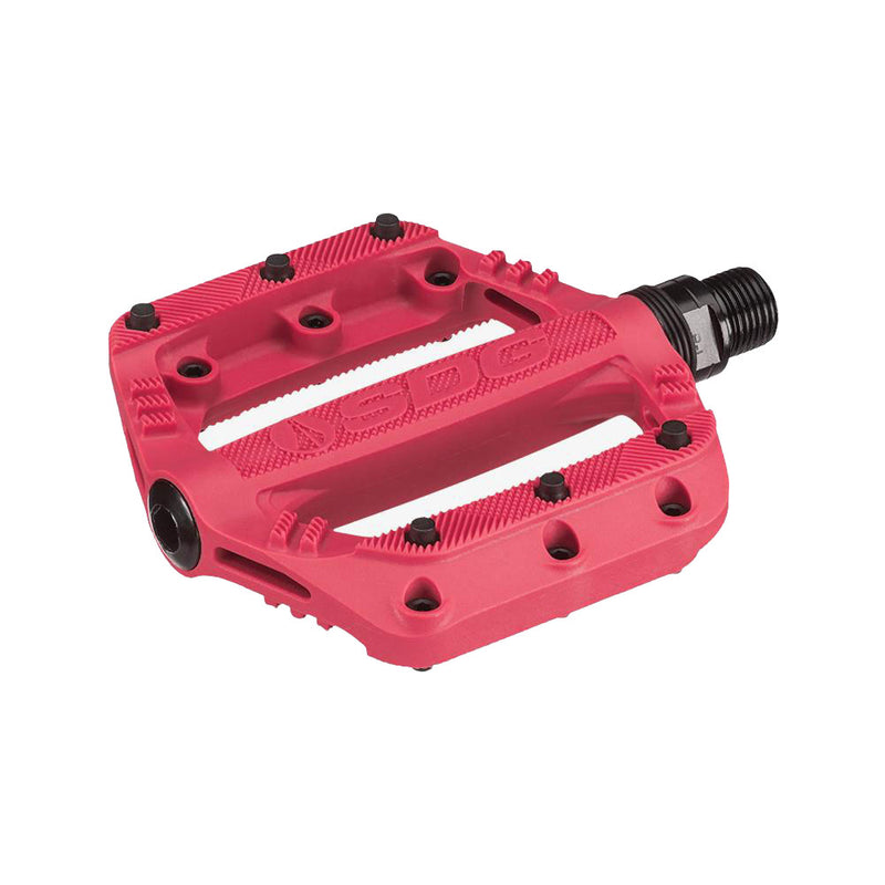 SDG Slater Kids Pedals - Platform, Composite/Plastic, 9/16", Red