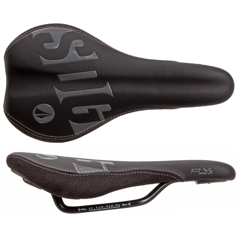 SDG Fly Jr Saddle - Steel, Black, Youth