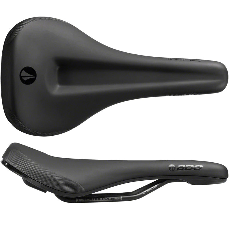 SDG Bel-Air V3 MAX Saddle - Lux-Alloy, Black, Sonic Welded Sides