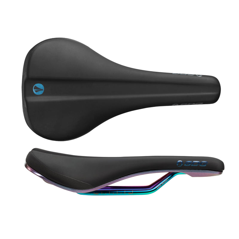 SDG Bel Air V3 LE Saddle - Lux Rails, Fuel Oil Slick/Black