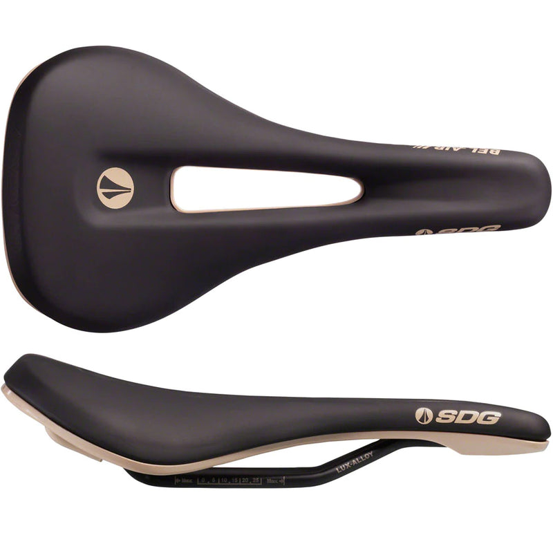 SDG Bel-Air V3 Overland Saddle - Lux-Alloy, Black/Tan