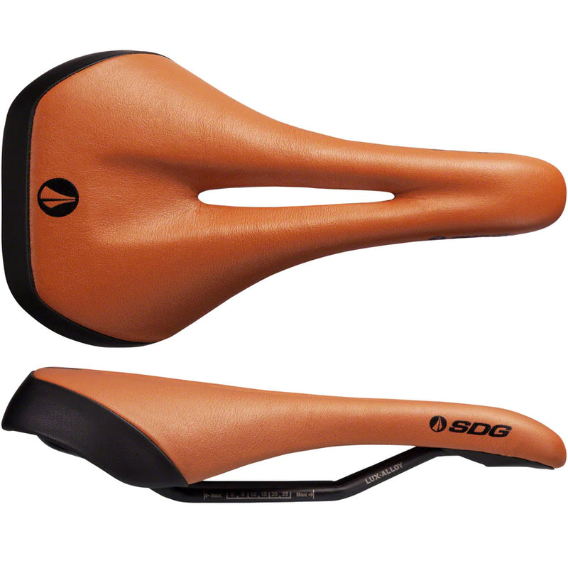 SDG Allure V2 Saddle - Lux-Alloy, Brown