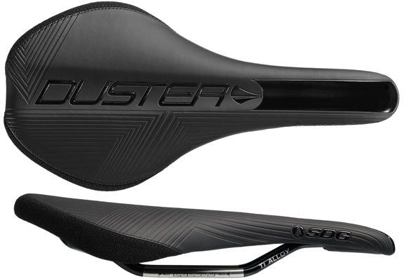 SDG Duster P MTN Saddle - Titanium Alloy, Black