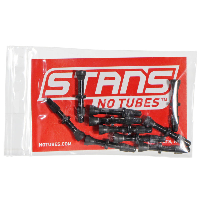 Stans Alloy Presta Valve Stem 35mm Universal Black 10/Cnt