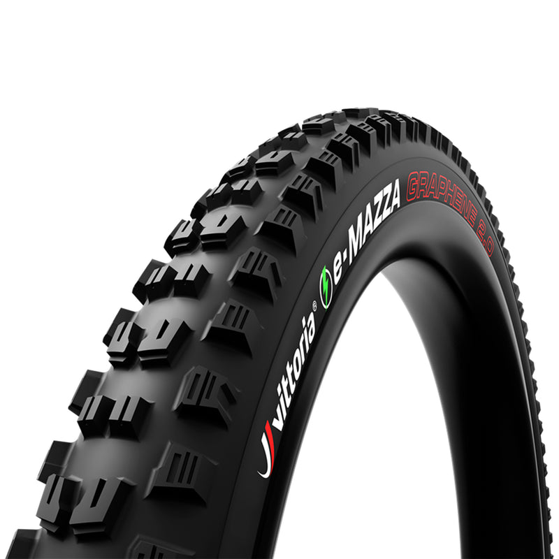 Vittoria e-Mazza Tire - 27.5 x 2.6, Tubeless 2PLY, Folding, Black, Enduro, G2.0