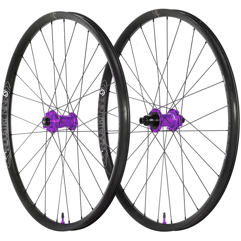 Industry Nine Hydra Classic Enduro S Wheelset - 29", 15 x 110mm/12 x 148mm, 6-Bolt, Purple