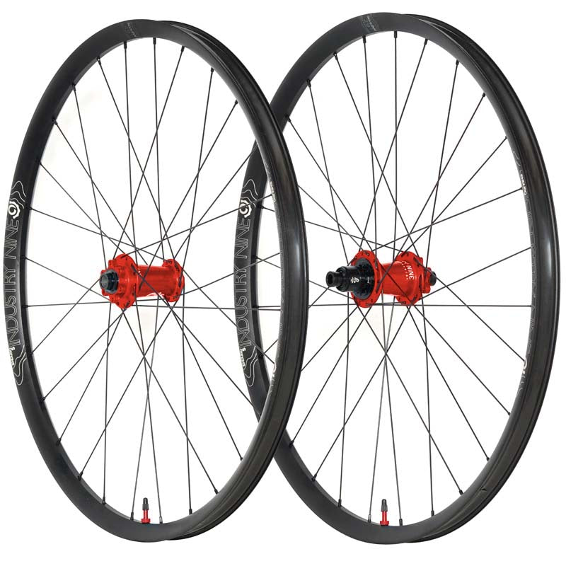 Industry Nine Hydra Classic Enduro S Wheelset - 29", 15 x 110mm/12 x 148mm, 6-Bolt, Red